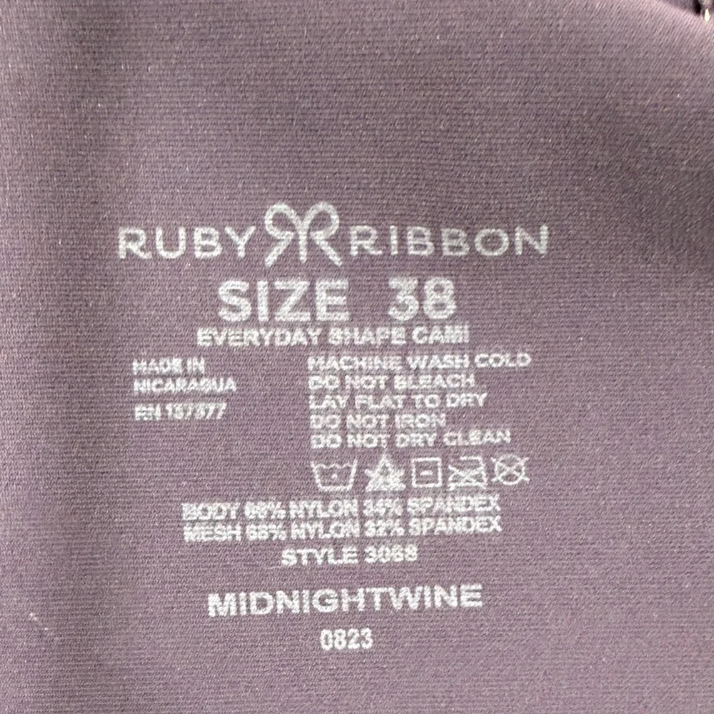 Ruby Ribbon Cami Midnight Wine - Picture 5 of 8